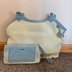 The Sak Knit Bag and Clutch Set